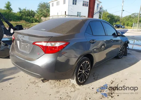 2015 Toyota Corolla S Plus from USA, damaged, VIN 5YFBURHE0FP316675